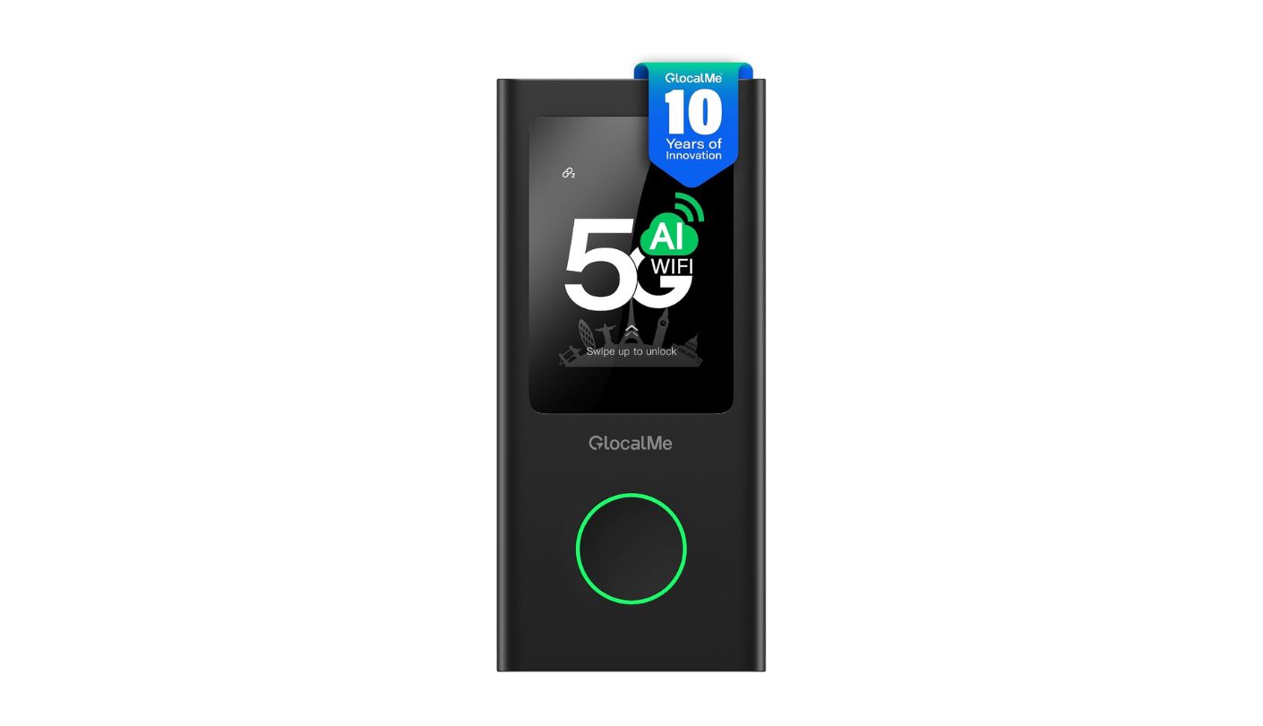 GlocalMe Numen Air 5G hotspot for working from anywhere