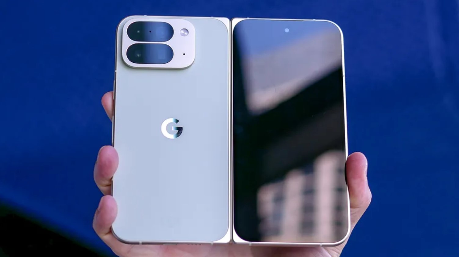 Google Pixel 10 Pro Fold book-style foldable phone