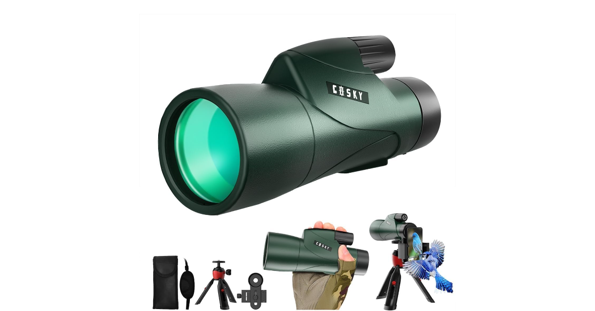 Gosky 12x55 best monoculars for long range