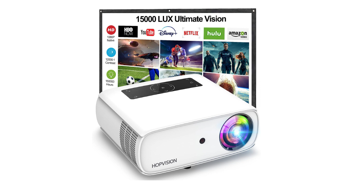 HOPVISION ‎JQ818A projector under 150