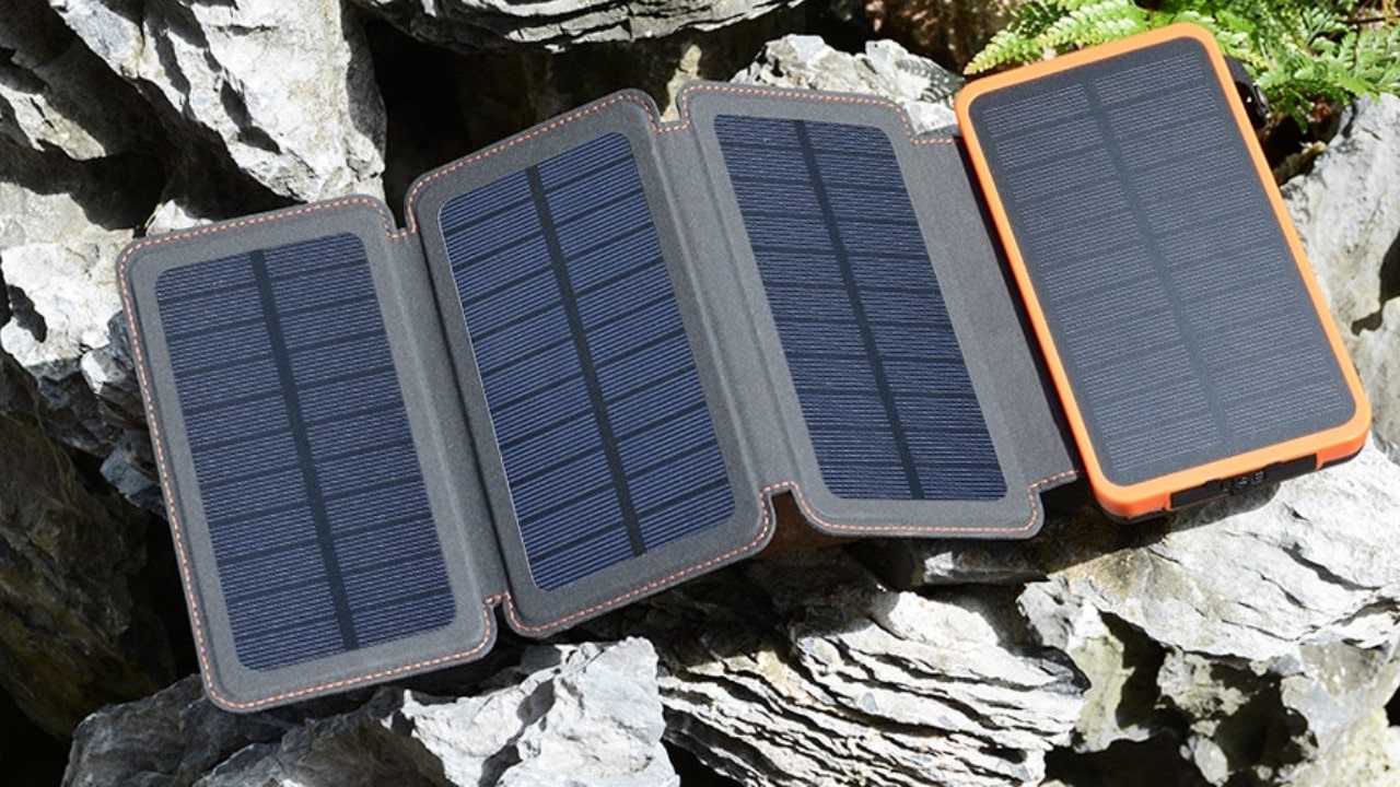 Hiluckey Solar Charger Power Bank 25000mAh