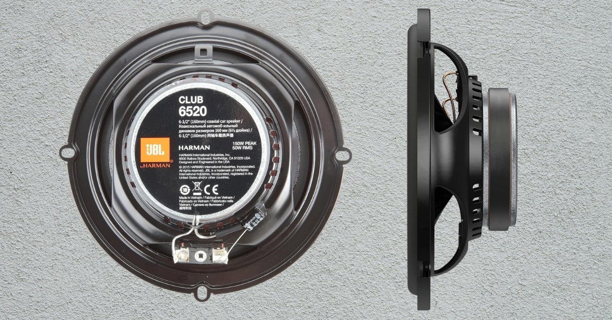 JBL CLUB6520 6.5 car speakers for bass