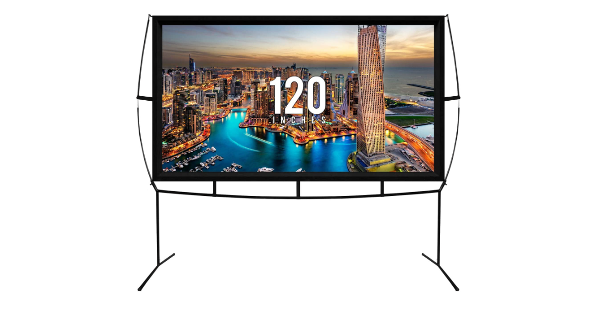 KHOMO GEAR (GER-1162) best portable projection screen