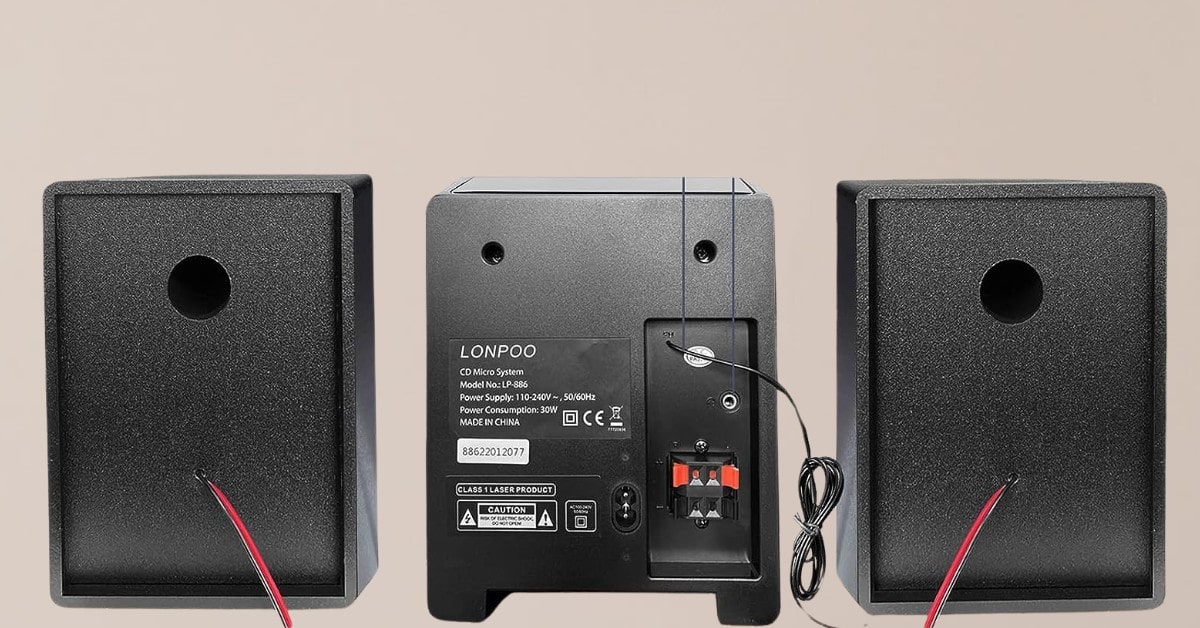 Système stéréo domestique compact LONPOO
