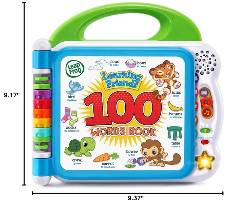 LeapFrog Learning Friends 100 Words Book interactive learning toy