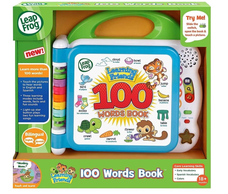 LeapFrog Learning Friends 100 Words Book STEM toy for children