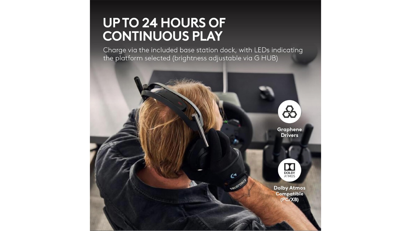 Logitech G Astro A50 X gaming headset with 3D audio PS5