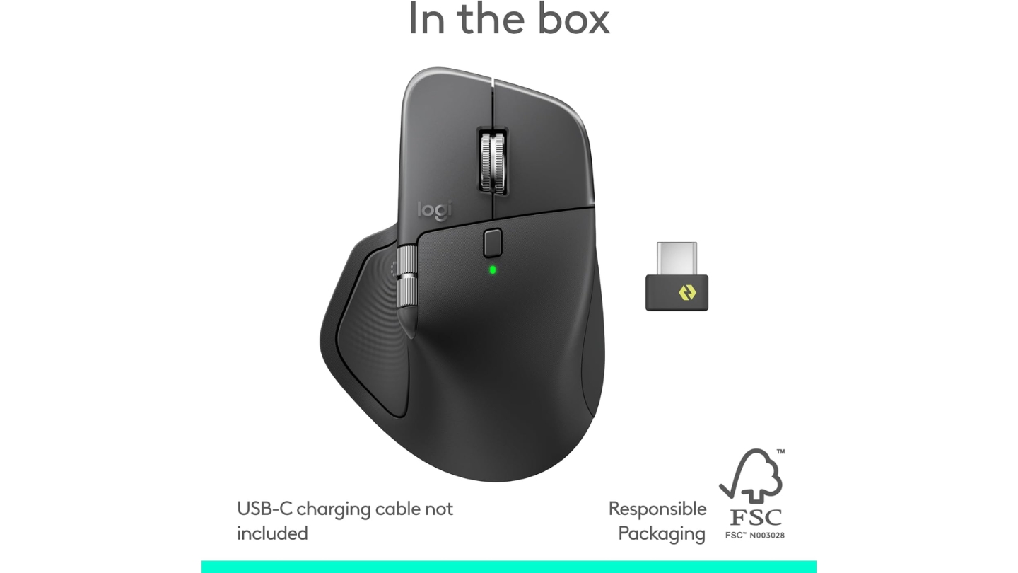 Logitech MX Master 4 ergonomic wireless mouse