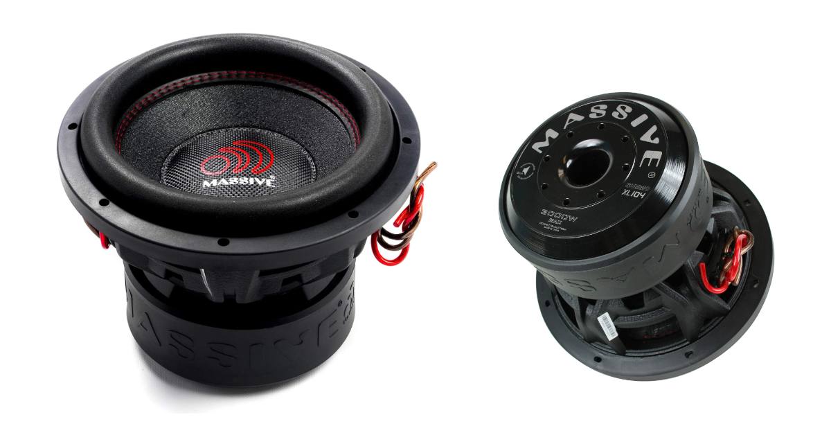 Massive Audio SUMMOXL104-10 inch competition subwoofer