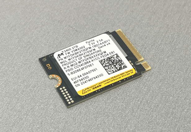 Micron 2400 extension steam deck