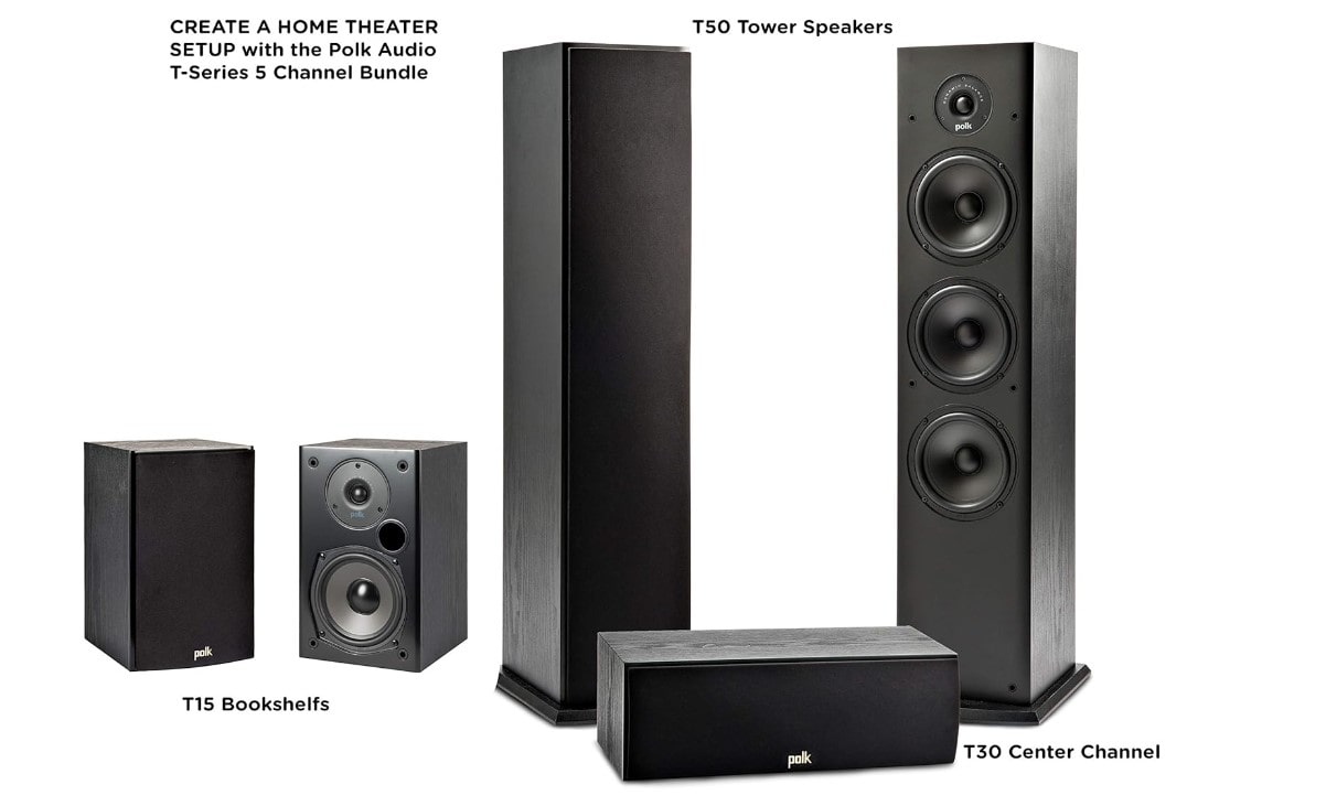 Polk Audio T Series affordable home cinema setup