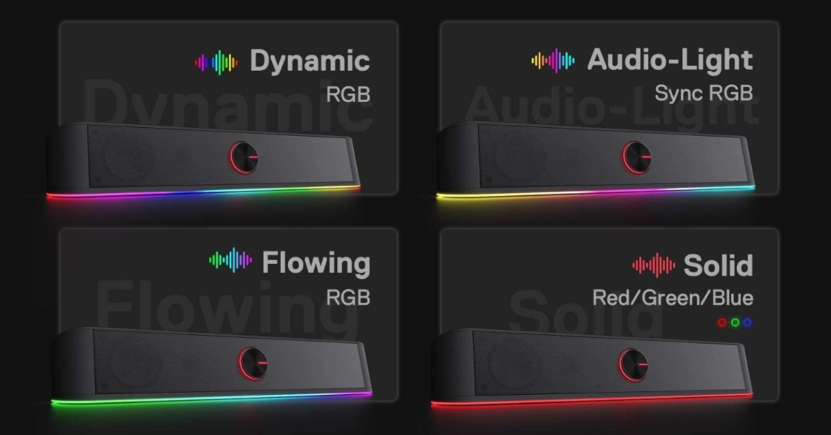Redragon GS560 RGB speakers for ps5