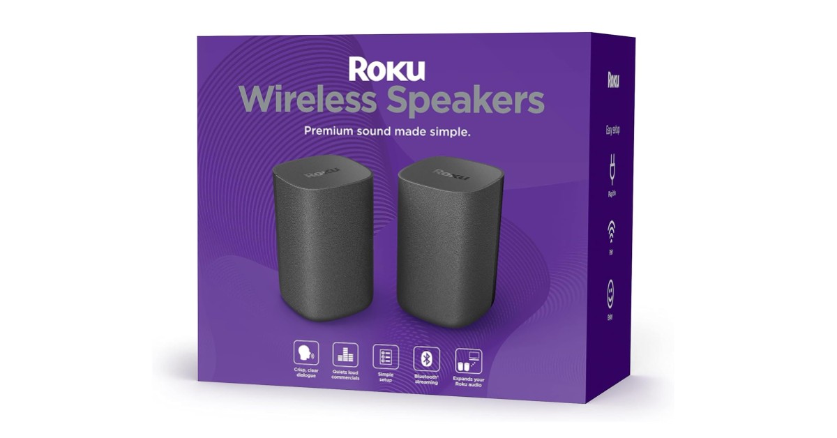 Haut-parleurs de télévision Roku sans fil Roku