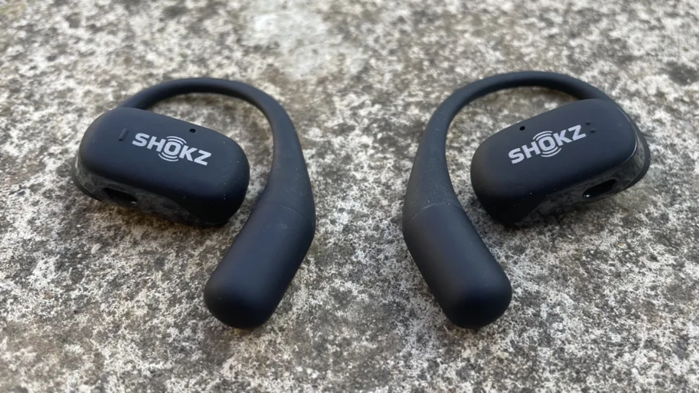 SHOKZ OpenFit sports earbuds secure fit