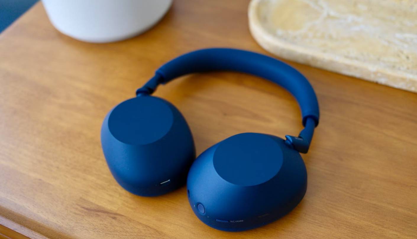 Sony WH-1000XM6 noise canceling headphones office