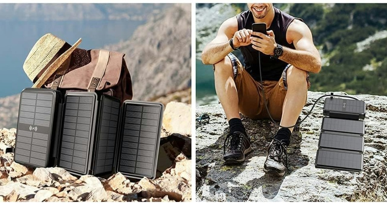 Superallure solar charger power bank