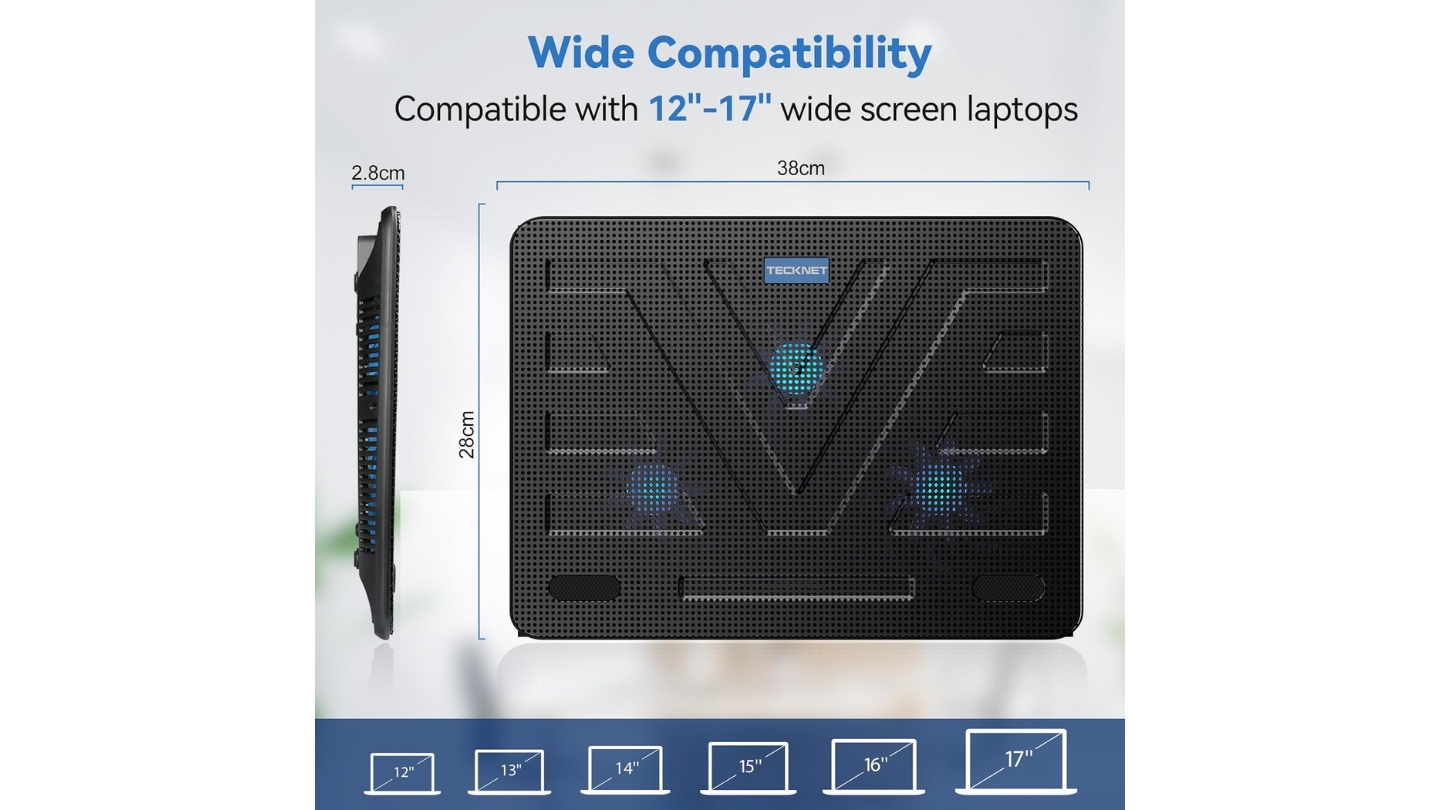 TECKNET N8 USB laptop cooler