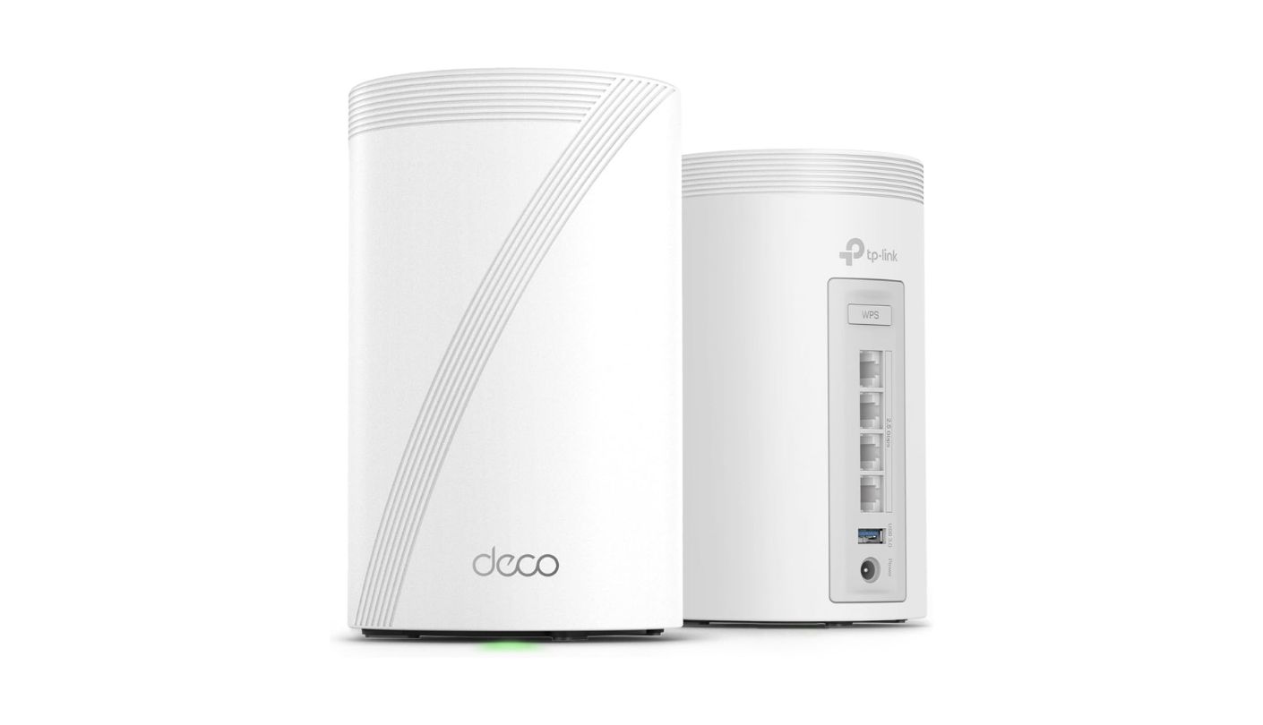 TP-Link Deco 7 Pro BE63 router for wireless security cameras