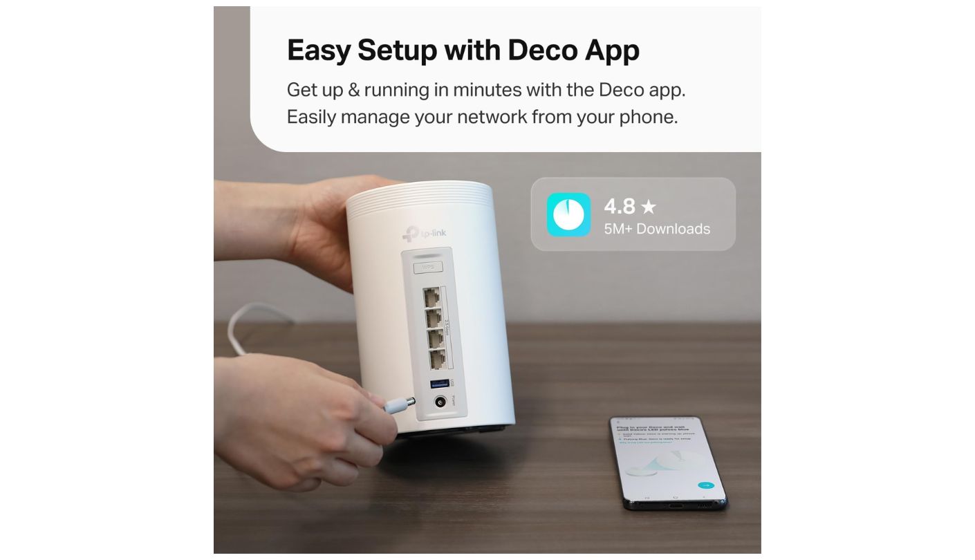 TP-Link Deco 7 Pro BE63 router for ring cameras