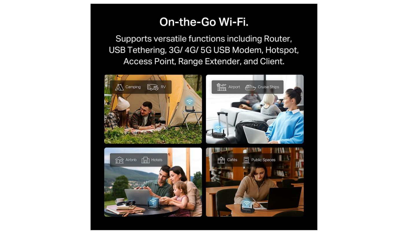 TP-Link Roam 7 BE3600 travel router for hotel wifi