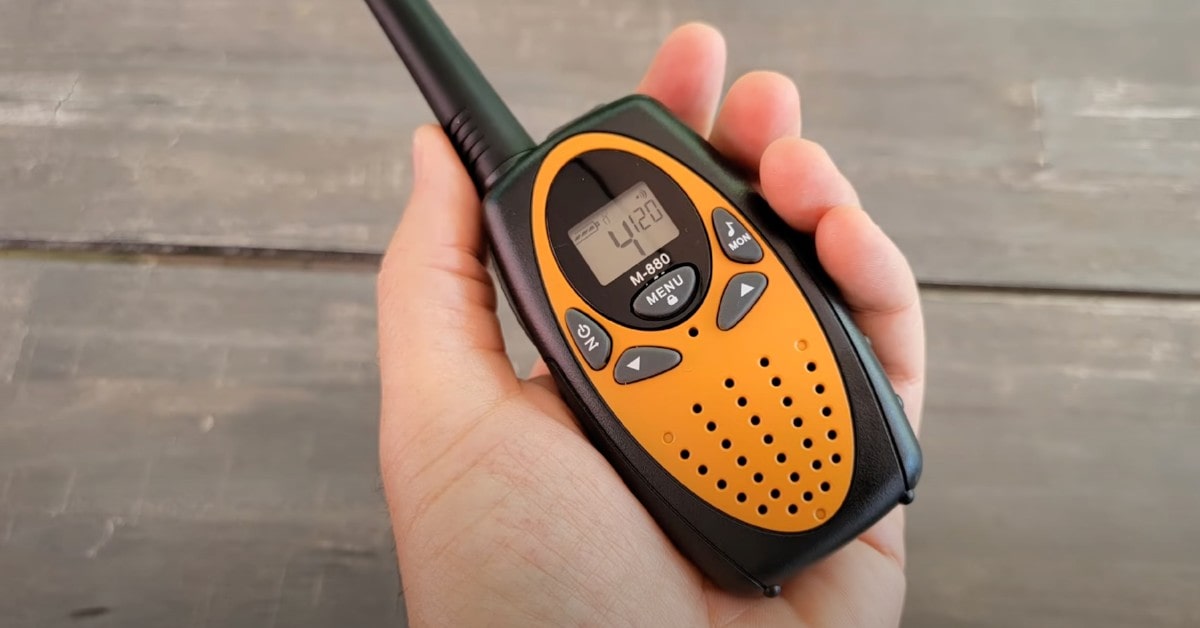 Topsung M880 walkie talkie for camping