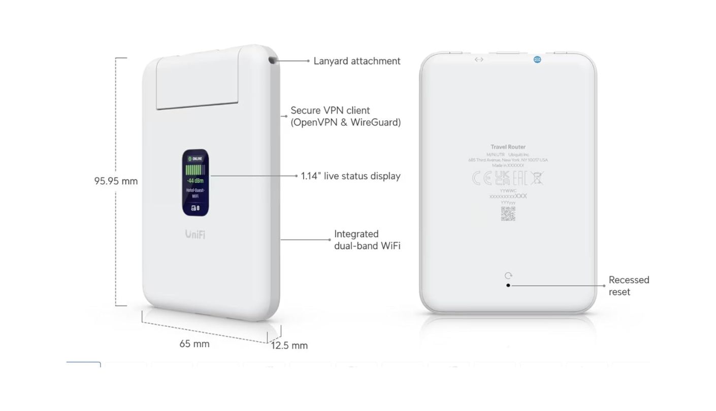 Ubiquiti UniFi UTR travel router for hotel wifi