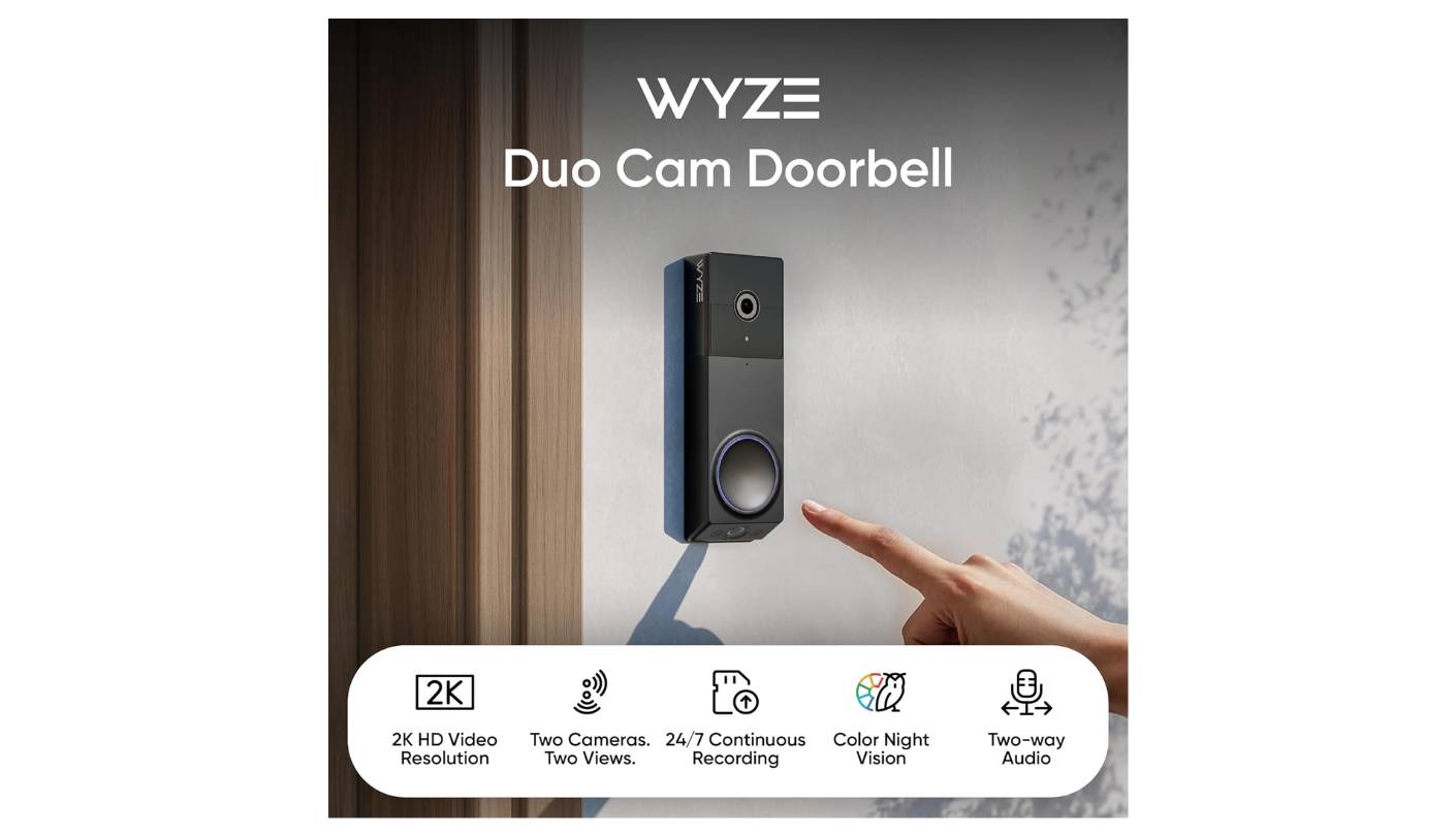Wyze Duo video doorbell no monthly fee