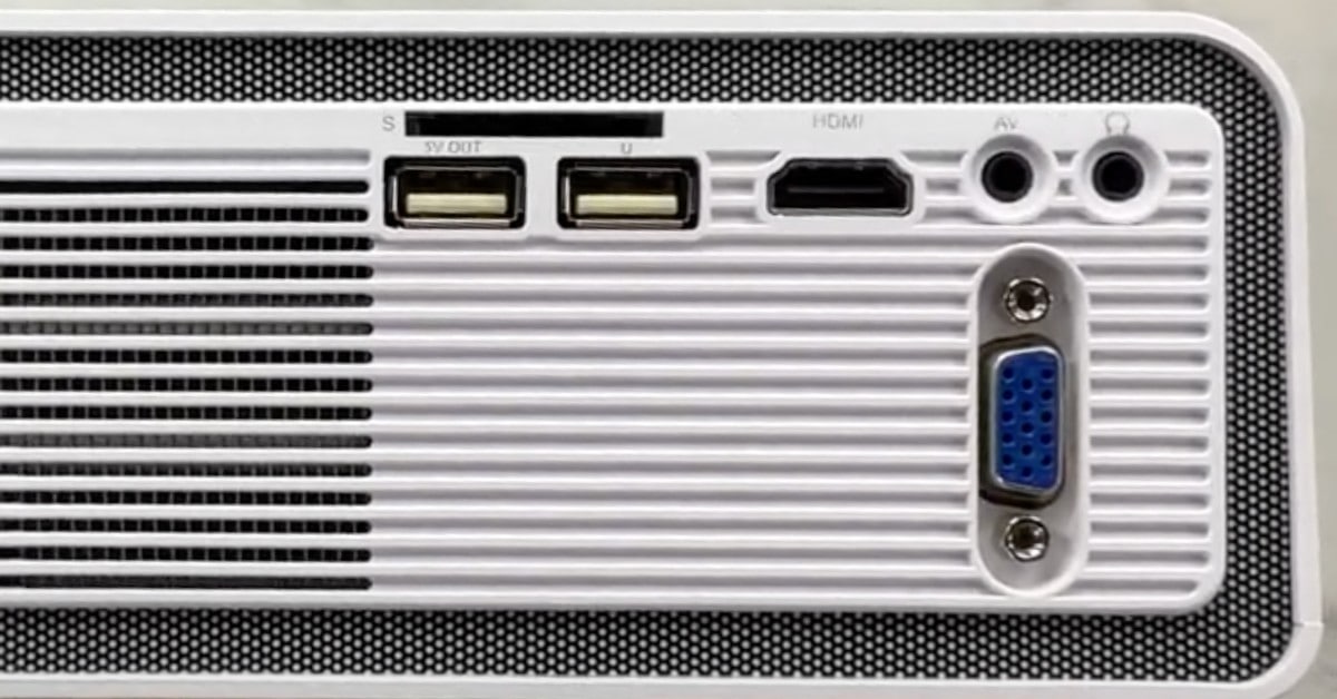 Yaber V5 best mini projectors for iphone