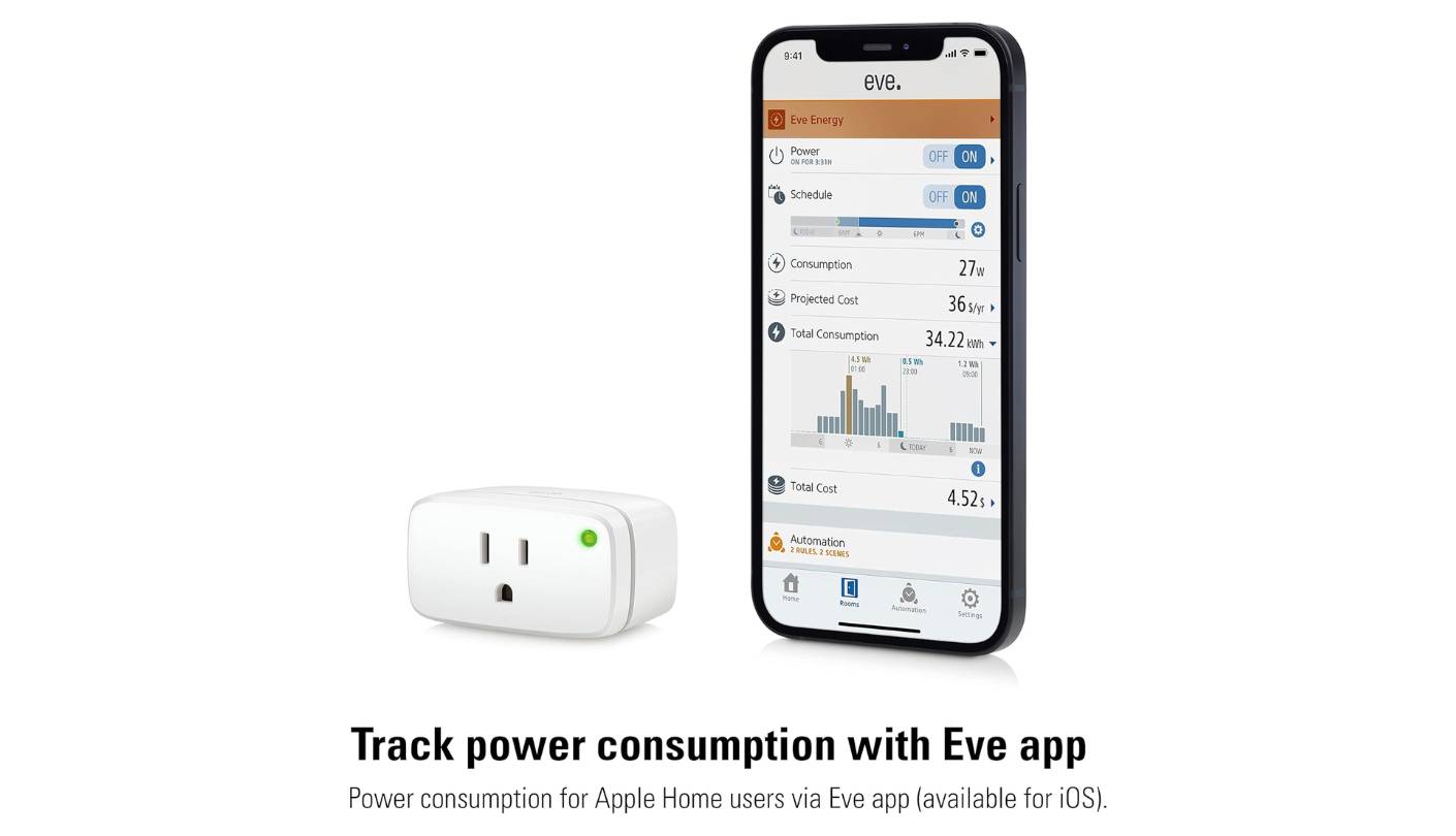 Eve Energy (Matter) Wi-Fi smart plug energy tracker