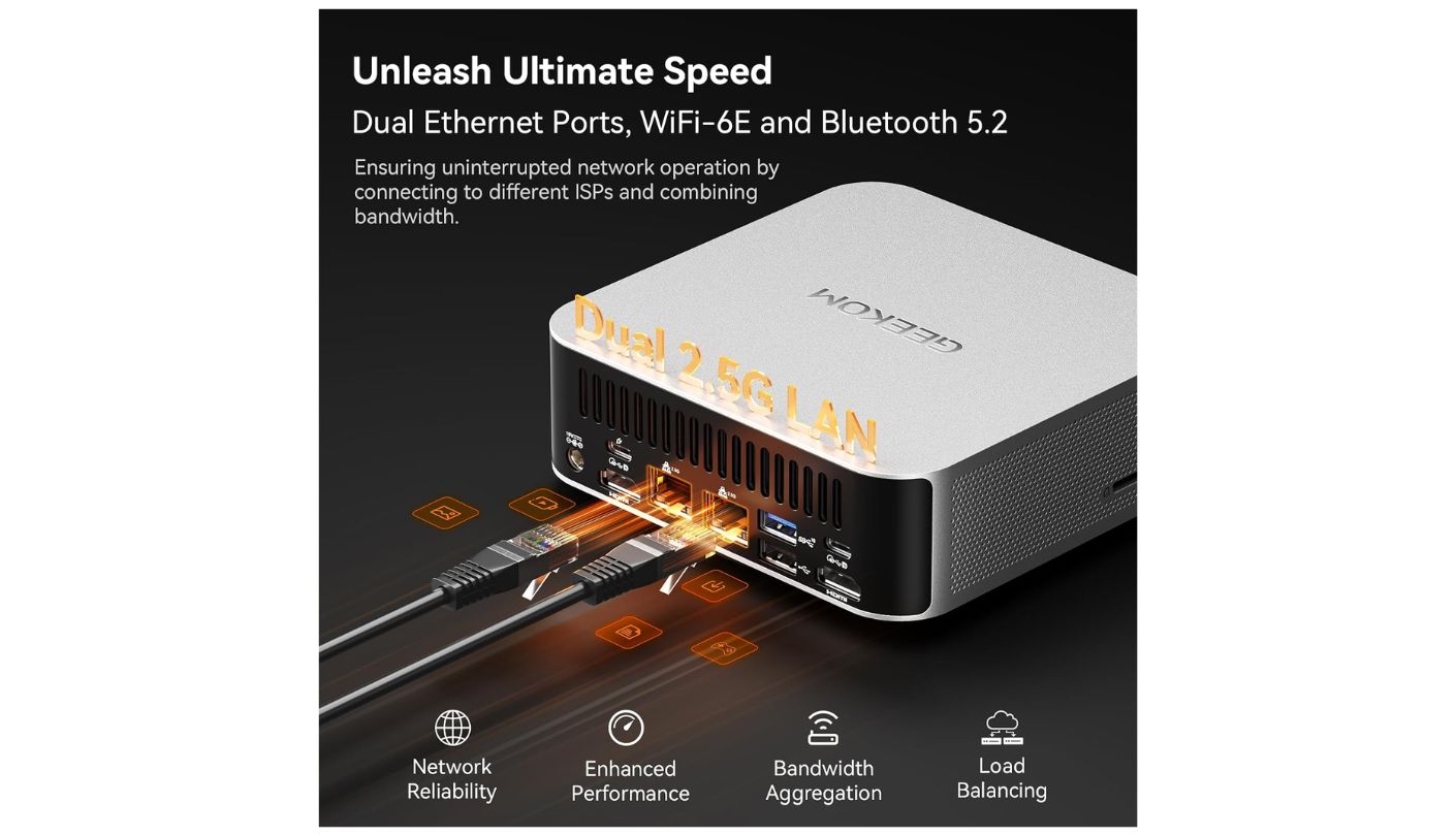 GEEKOM A8 MAX home theater pc