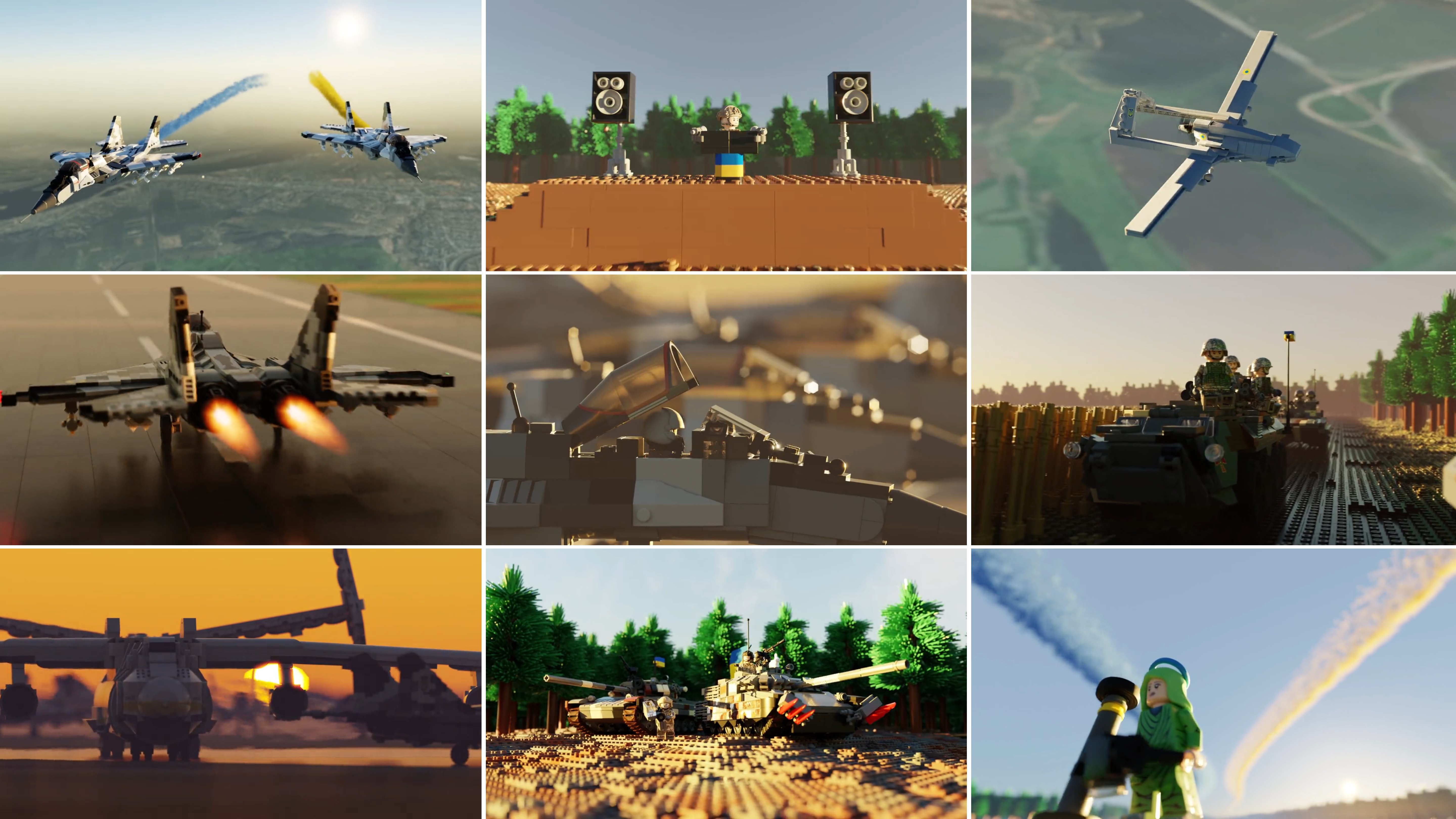Brickmania Toys creates LEGO versions of Ukrainian military equipment and raises money to help Ukraine