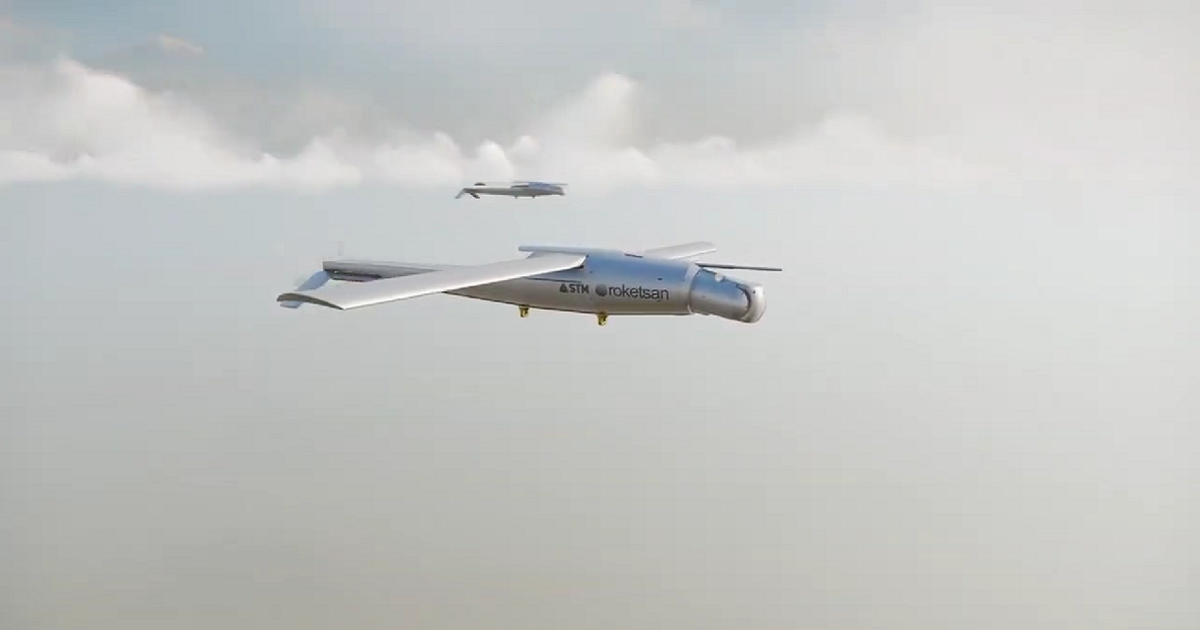 Roketsan and STM have created an intelligent kamikaze drone, ALPAGUT, that can be launched from Bayraktar Akinci