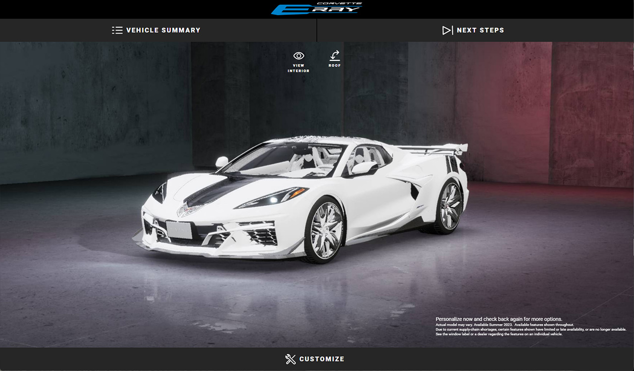 Pressed the wrong button - Chevrolet employee accidentally showed the Corvette E-Ray 2024