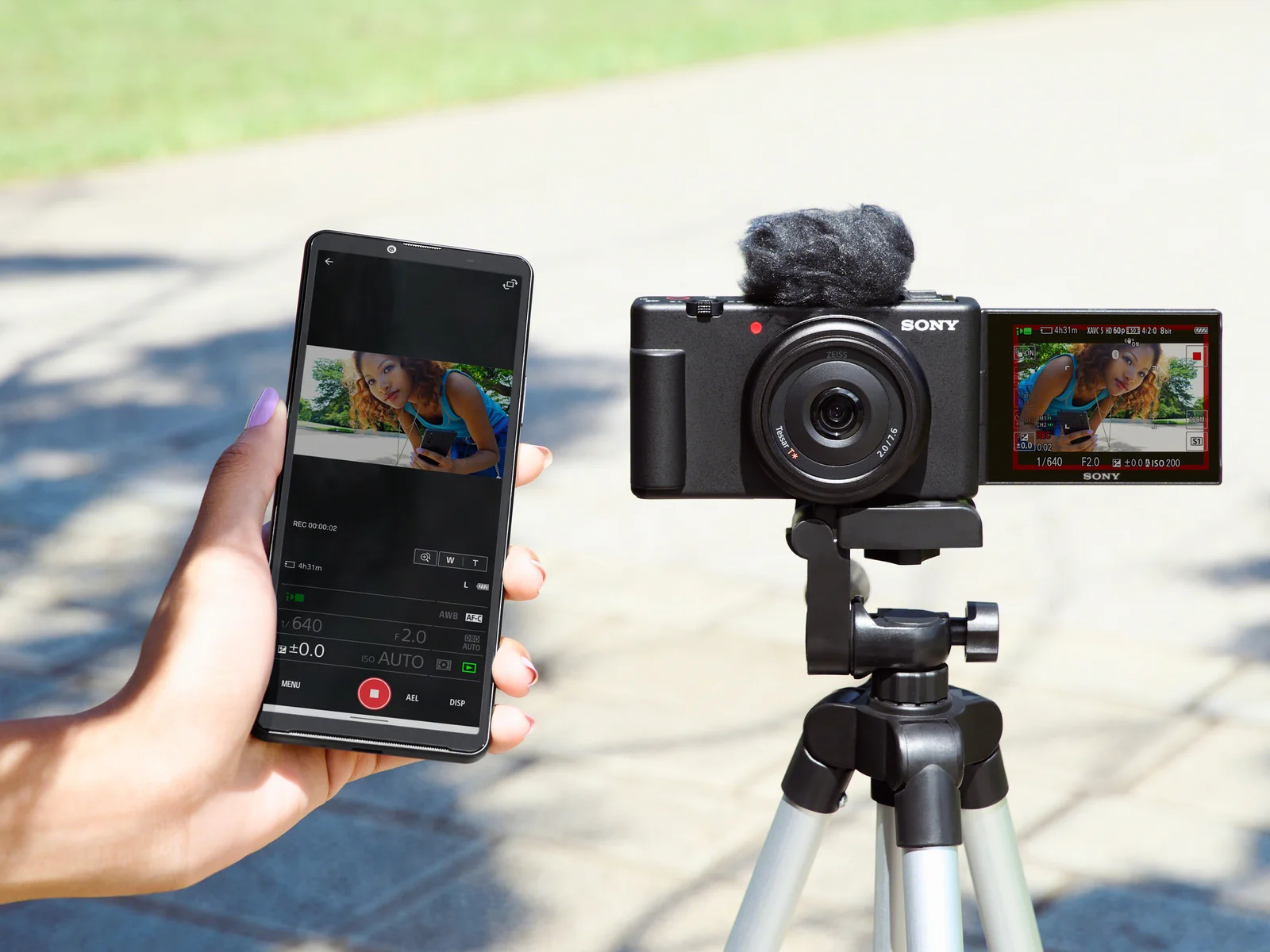 Sony a dévoilé l'appareil photo compact ZV-1F à 500 $.