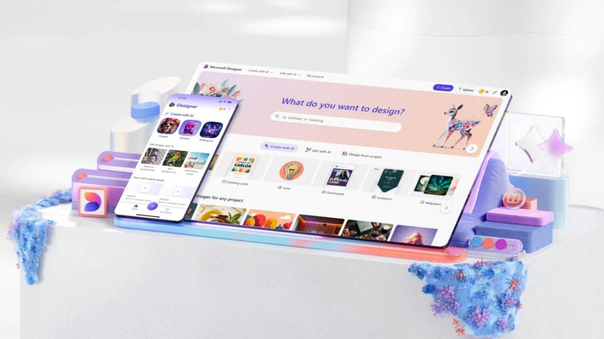 The Microsoft Designer app is now available for Android and iOS users