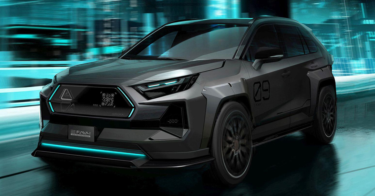 Immerse yourself in darkness: a first look at the interior of the Toyota RAV4 Dark Side Performance