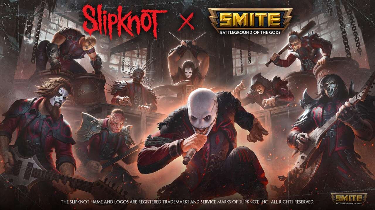 The Smite crossover with the metal band Slipknot will start in May