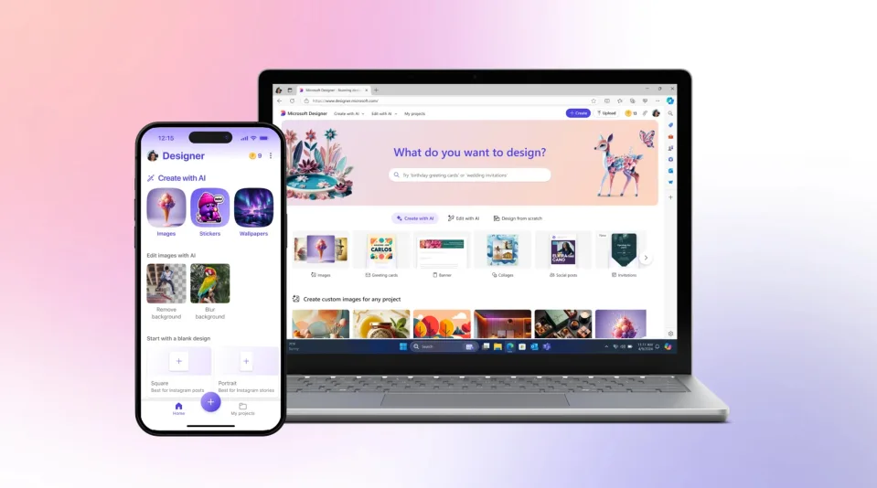 Microsoft офіційно випустила свою платформу для створення зображень за допомогою штучного інтелекту Designer