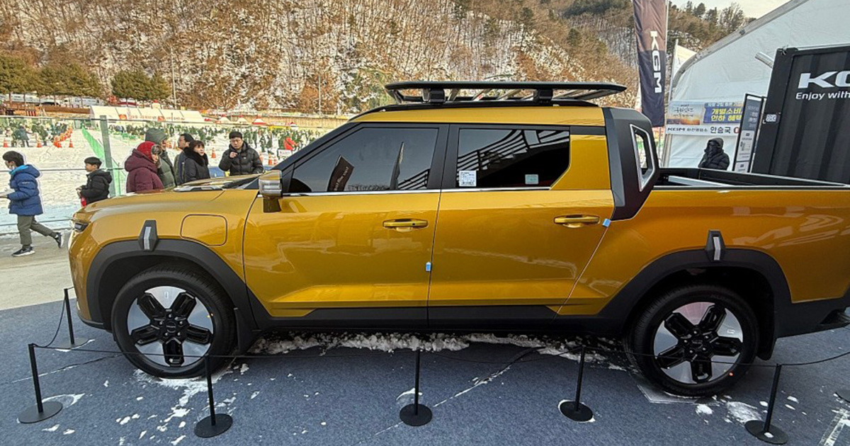 Корейська відповідь на Tesla Cybertruck: KGM SsangYong показала електричний пікап Musso EV