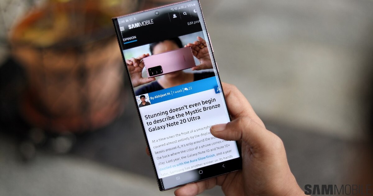 Samsung Galaxy Note 20 will receive a security update in March 2024