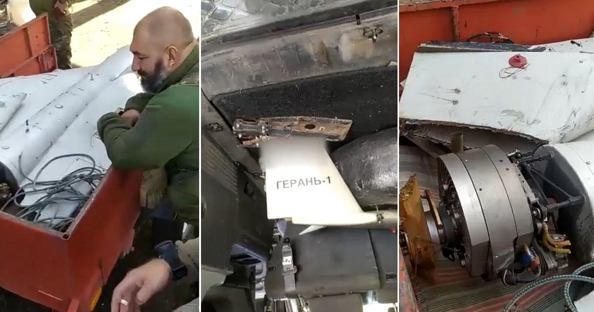ЗСУ захопили дрон-камікадзе Shahed-131 - це зменшена версія Shahed-136 масою 135 кг, бойовою частиною вагою 15 кг і дальністю пуску 900 км