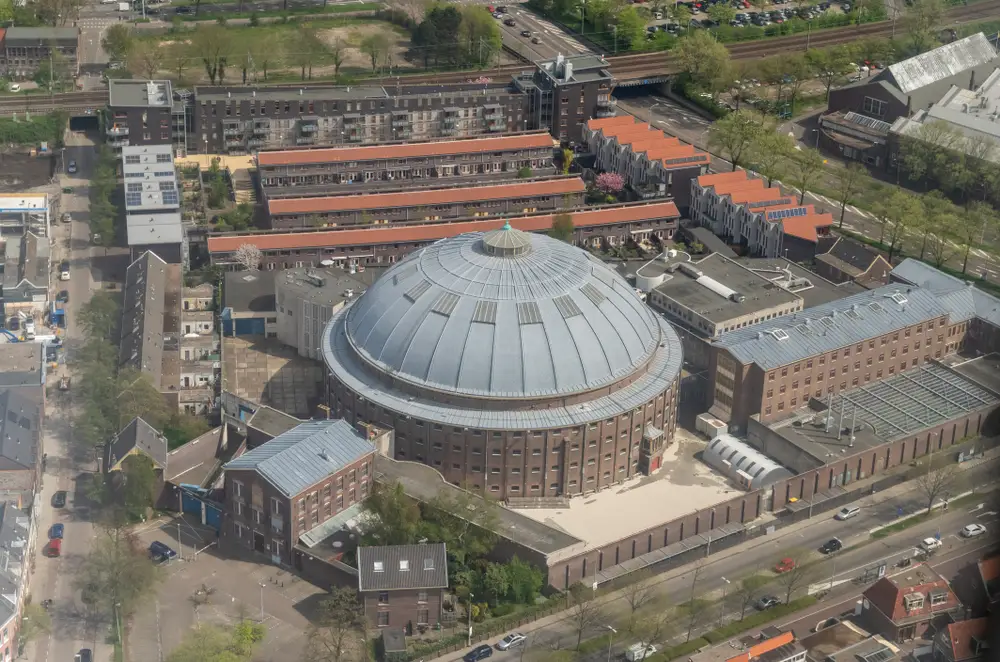 Amazon has turned the former Dutch de Koepel prison into an office complex