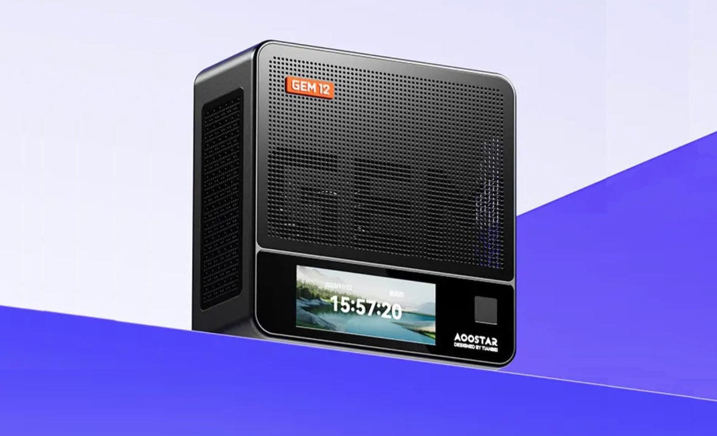 AOOSTAR GEM12 Pro unveiled: a gaming mini-PC with built-in screen, fingerprint scanner and more