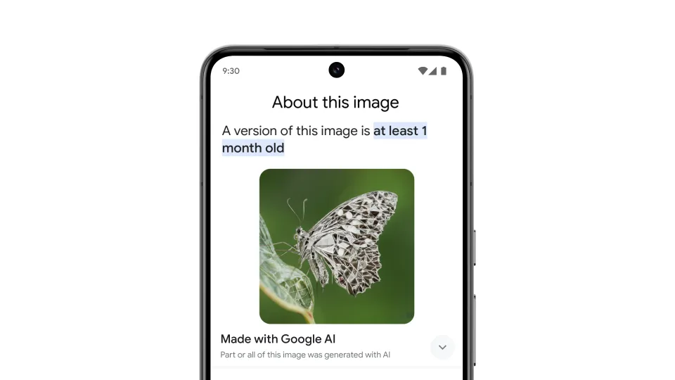 Google: Marking AI-edited photos with watermarks