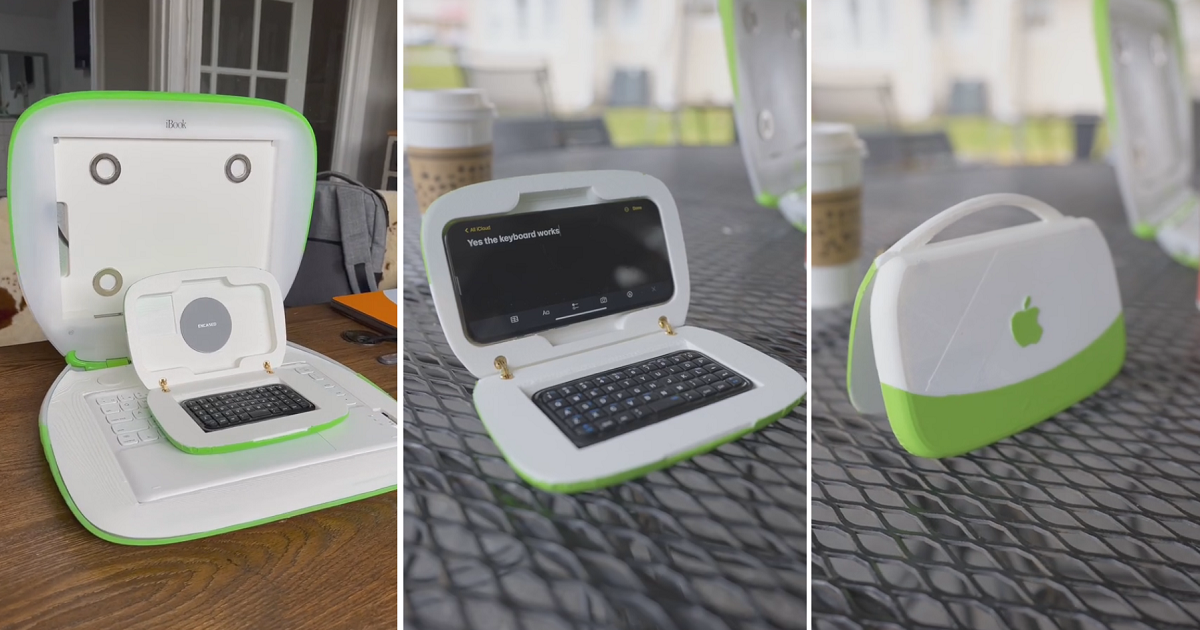 Користувач придумав спосіб перетворити iPhone на Apple iBook G3 - це може обійтися в $1000