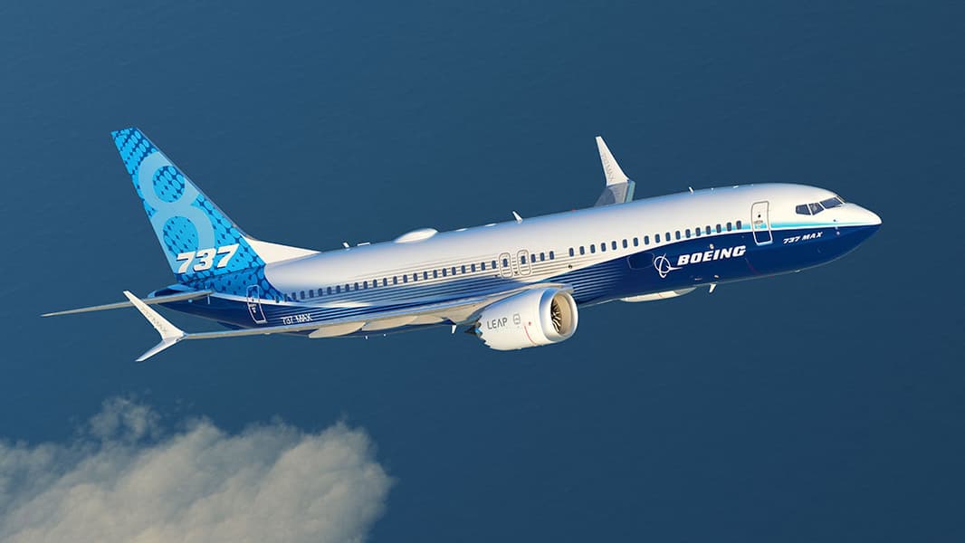 Boeing 737 MAX в небе