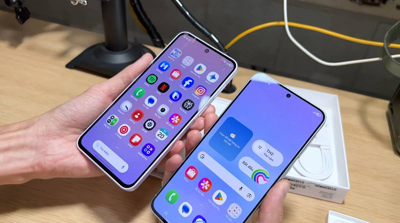 Сравнение дизайна Galaxy A37 и A57