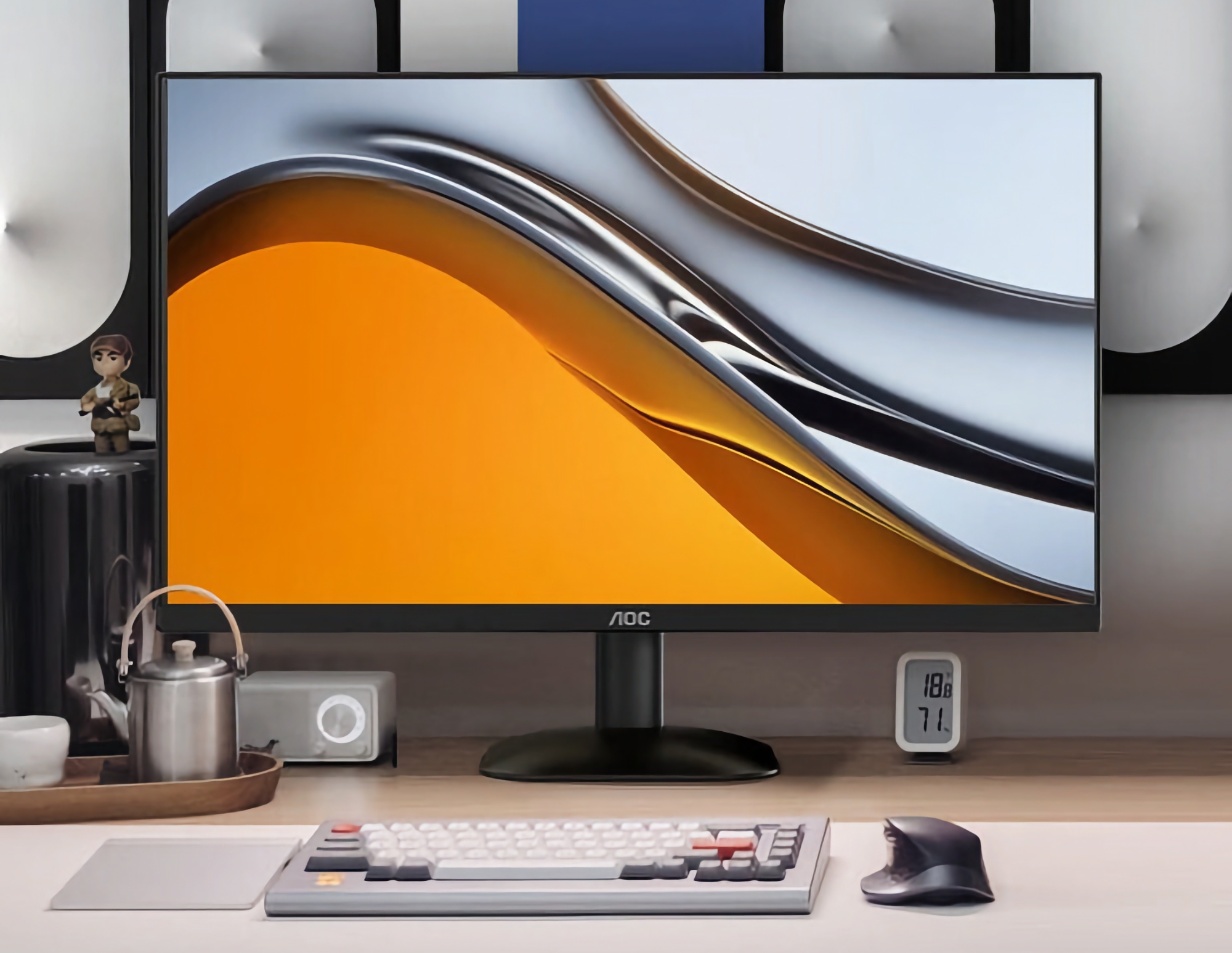 AOC 27B35H: 27-inch monitor with 100Hz refresh rate and a price of $85