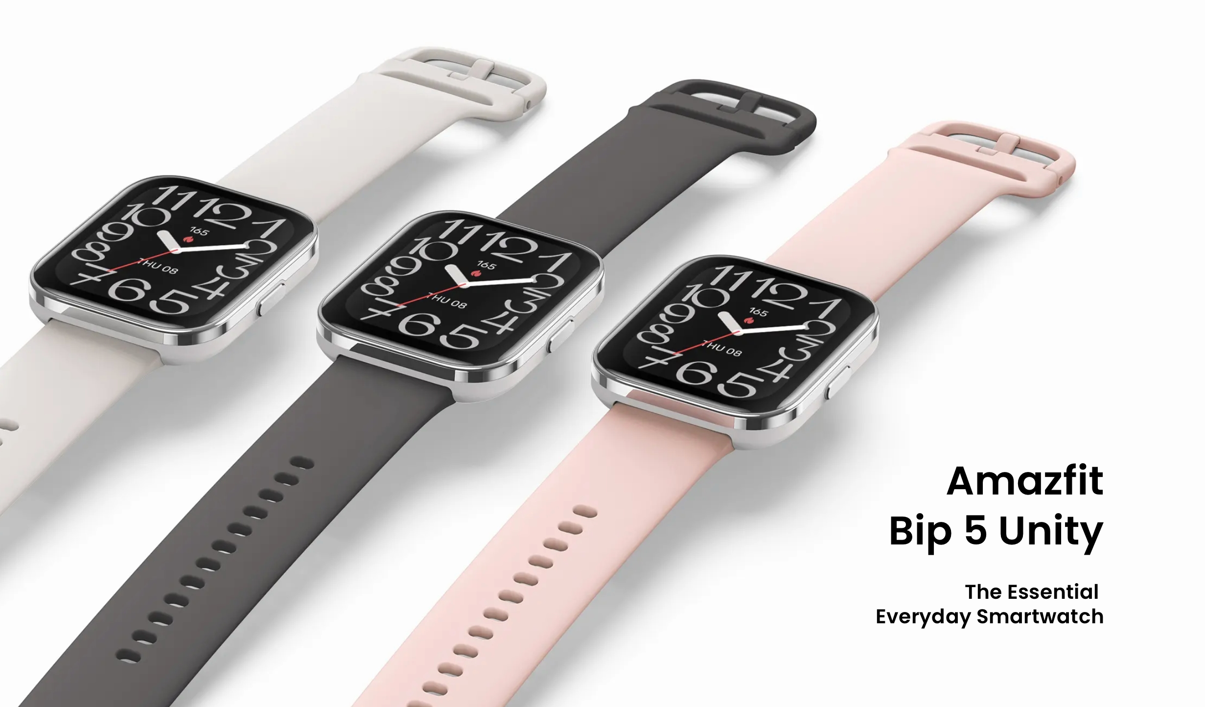 Amazfit Bip 5 Unity: LCD-дисплей на 1.91", корпус з неіржавної сталі із захистом IP68 та підтримка понад 120 режимів за $59