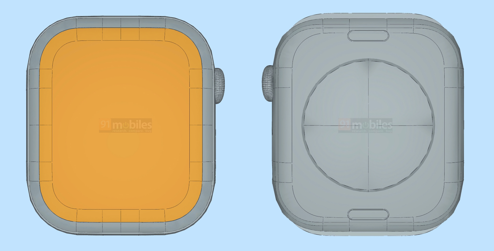 Bigger than the Apple Watch Series 9 and Apple Watch Ultra: Apple Watch Series 10 appeared on CAD renders with a 2-inch screen